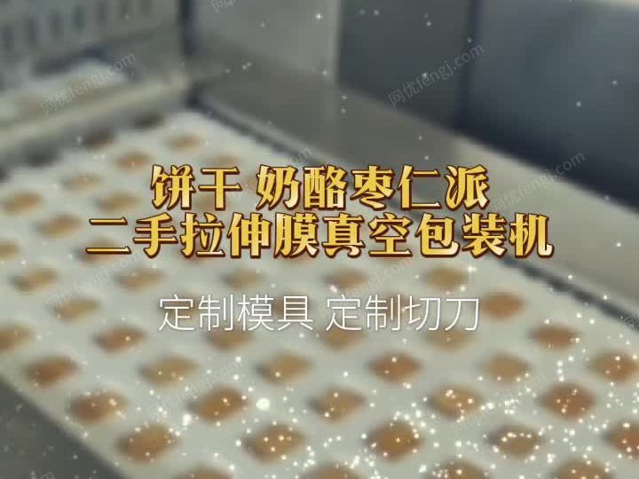 处理一台奶酪二手拉伸膜真空包装机 视频