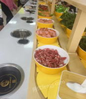 山东潍坊旋转小火锅设备转台出售