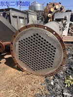 转让二手列管式冷凝器40平方不锈钢冷凝器