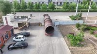 二手礦渣滾筒烘干機 河沙焦炭內熱式烘干設備 物料分布均勻