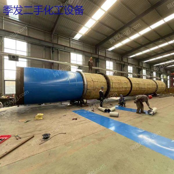 二手污泥滾筒烘干機 焦炭煤泥回轉式烘干砂石干燥設備 傳導式加熱 二手烘干機回收
