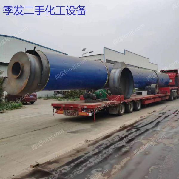 二手鋸末滾筒烘干機 糧食木屑回轉式烘干稻谷設備機械 傳導式加熱 二手烘干機回收