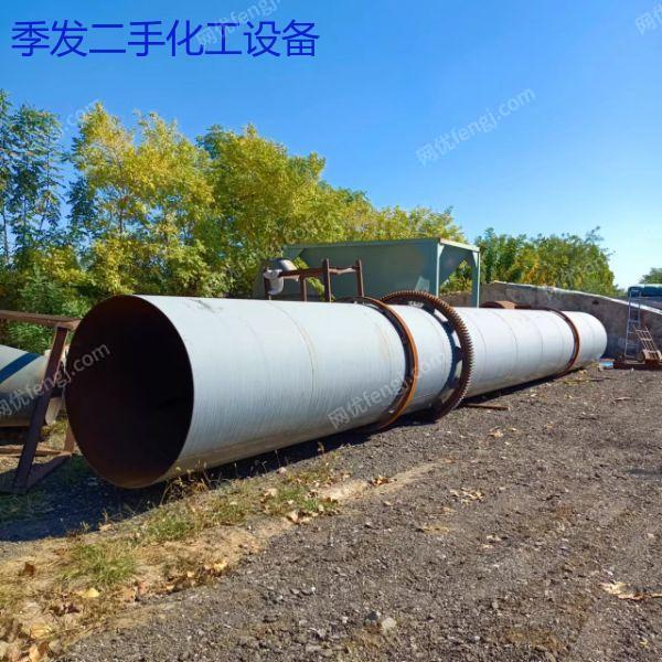 二手礦石滾筒烘干機 焦炭砂石連續式烘干沙子干燥設備 傳導式加熱 二手烘干機轉讓
