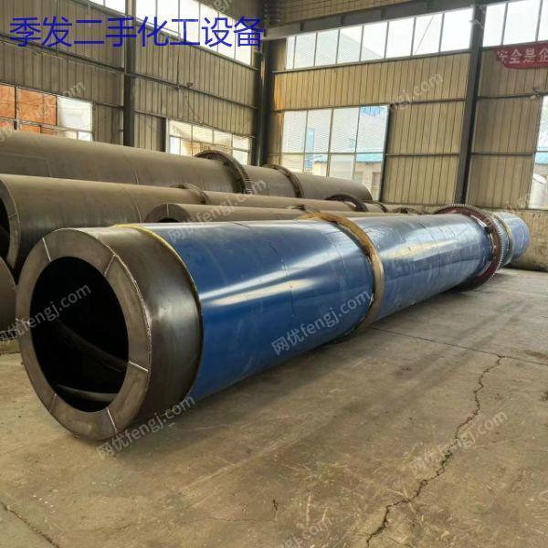 二手礦石滾筒烘干機 焦炭砂石連續式烘干沙子干燥設備 傳導式加熱 二手烘干機回收