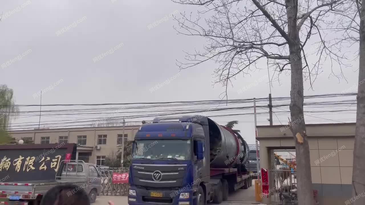 二手河沙滚筒烘干机 煤泥矿石回转式烘...