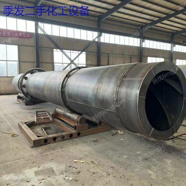 二手焦炭滾筒烘干機 砂石碳渣內熱式烘干污泥干燥設備 實體貨源 二手烘干機轉讓