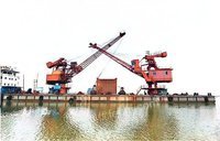 出售二手62米钢制浮吊趸船