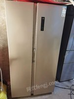 安徽合肥美菱品牌二手对门冰箱闲置出售，风冷无霜包配送