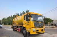 陕西西安转让处理一台20年15方吸污车康明斯发动机210马力跑了两万多