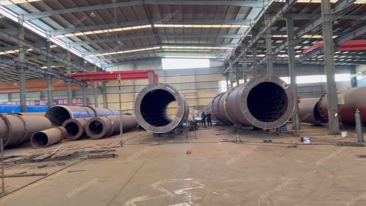 二手锯末滚筒烘干机 牛粪秸秆回转式烘...