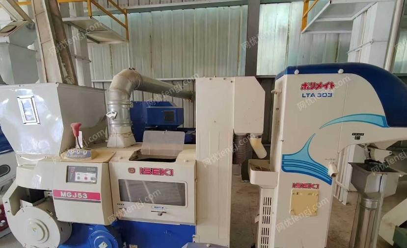 江苏南京30吨成套机米设备出售