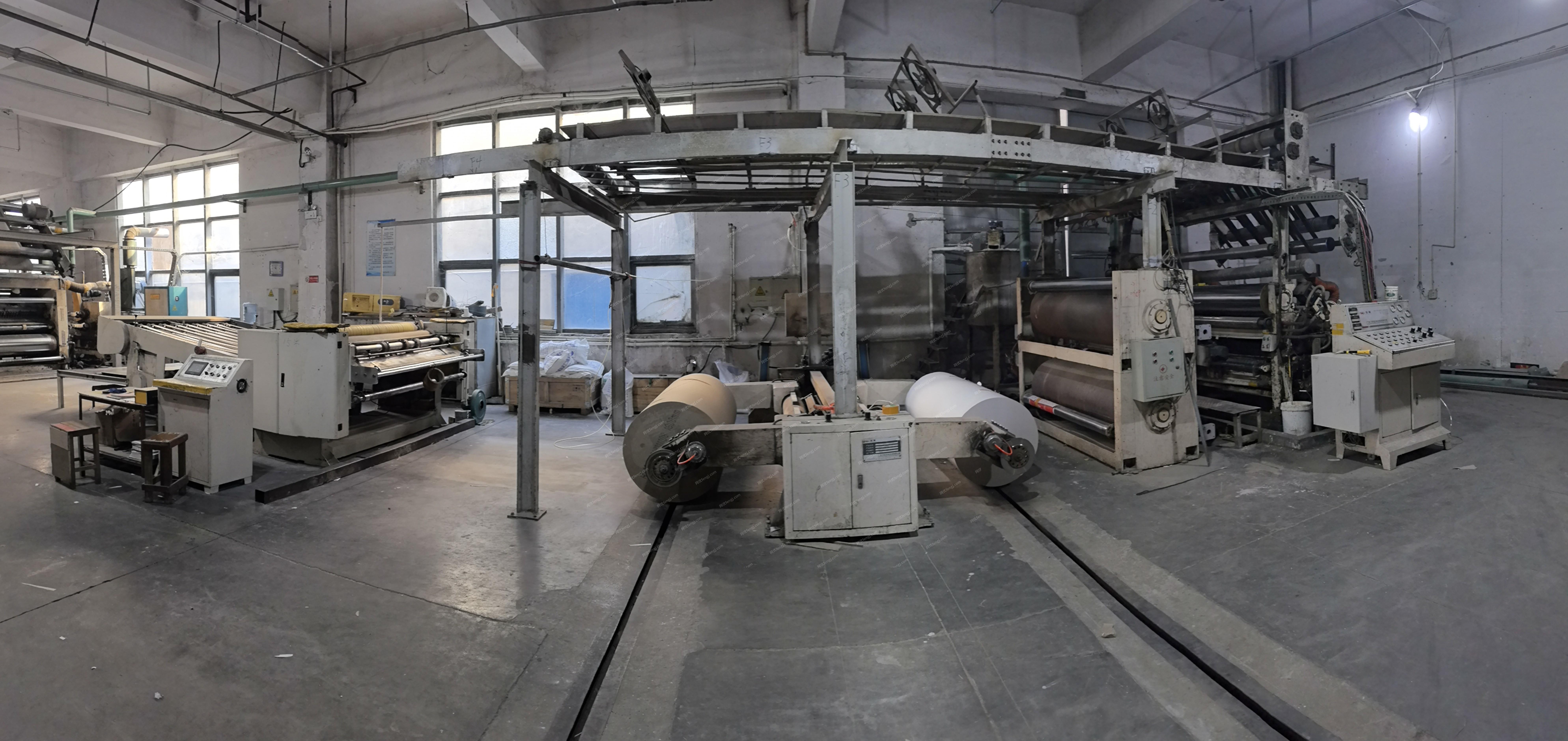 出售广东万联门幅1800mm单面瓦楞机器