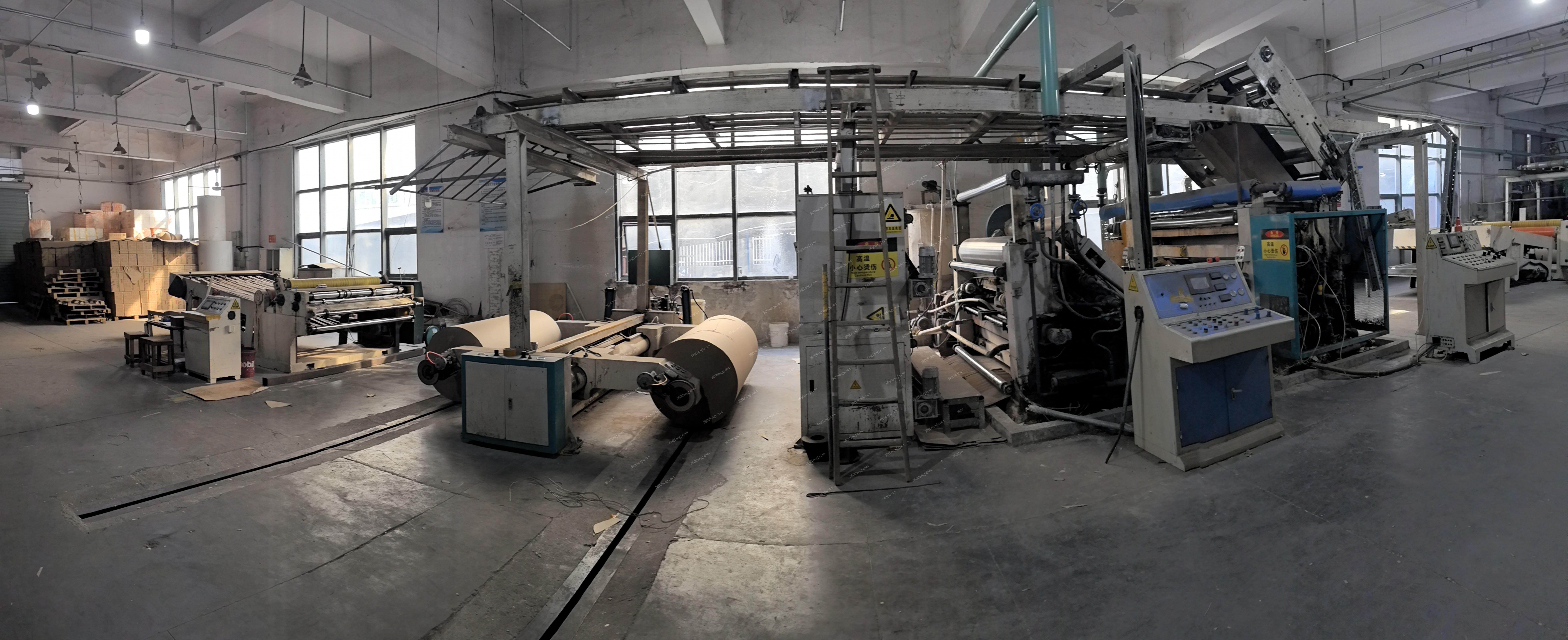 出售广东万联门幅1800mm单面瓦楞机器