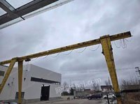 出售厂房闲置龙门吊转让,带电动葫芦,跨度25