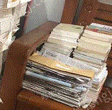阮昌废纸回收店出售废书本文件纸20吨/月