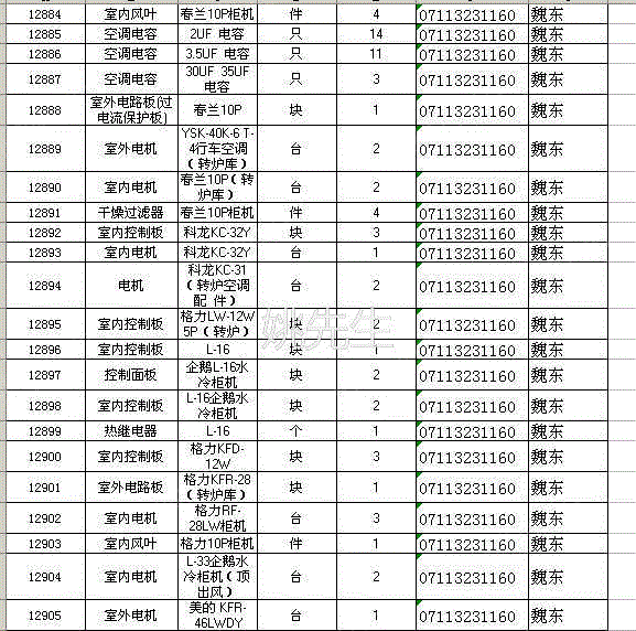 其它空调回收