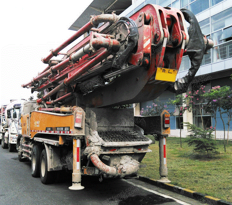 转让2012年8月出厂的三一48米泵车一台车况好好手续齐全五十铃底盘