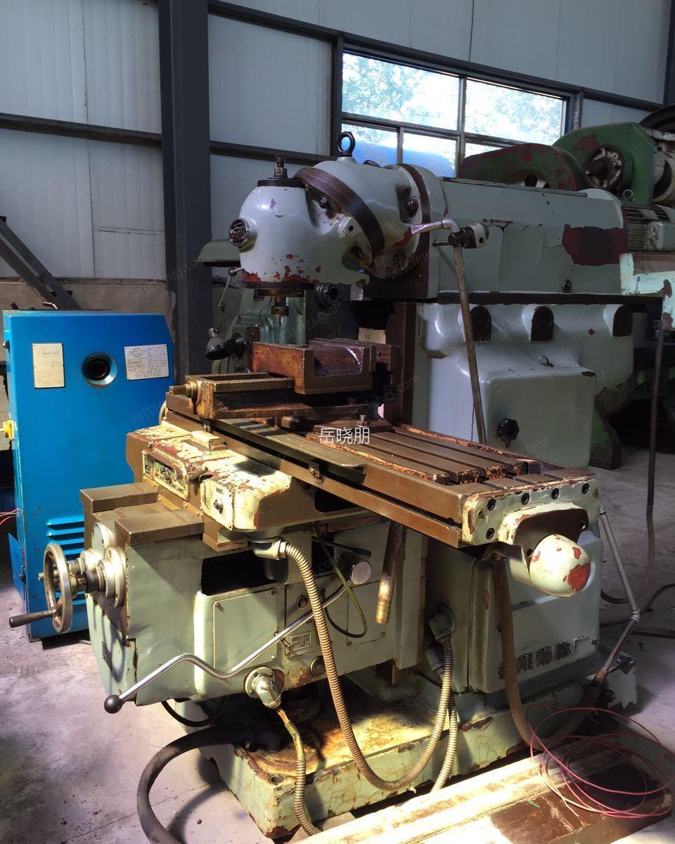 出售苏州机床厂回转头铣床八成以上