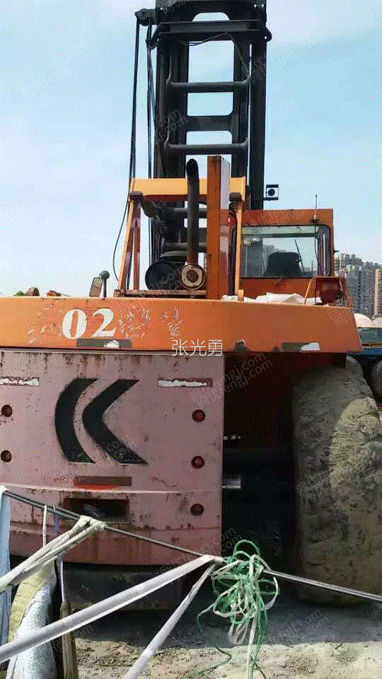 出售二手卡特40吨叉车