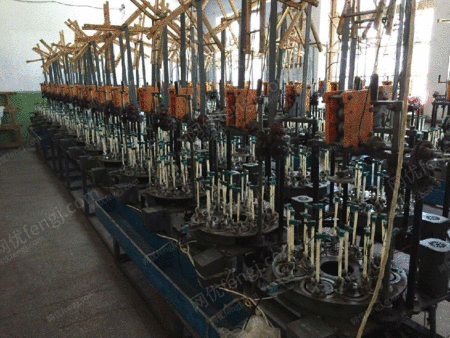 出售二手21锭的织绳机织带机