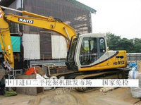 日韩进口二手挖掘机上海交易市场