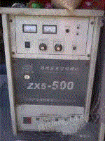 工廠停產,zx5-500晶匣管直流弧焊機(上海滬通)出售