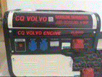 工程后闲置设备出售 有型号为cqvolvo6.5hp小型三相发电机10台 二手三相交流发电机出售