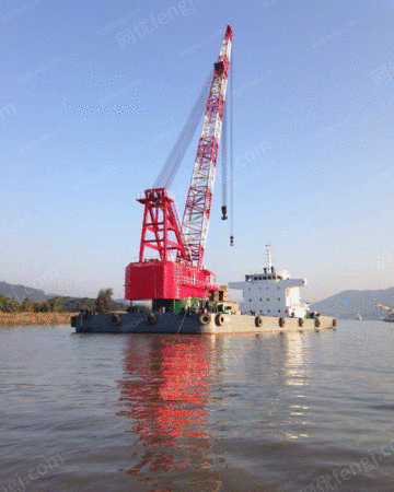 出售2015300t浮吊船,自航,全回转