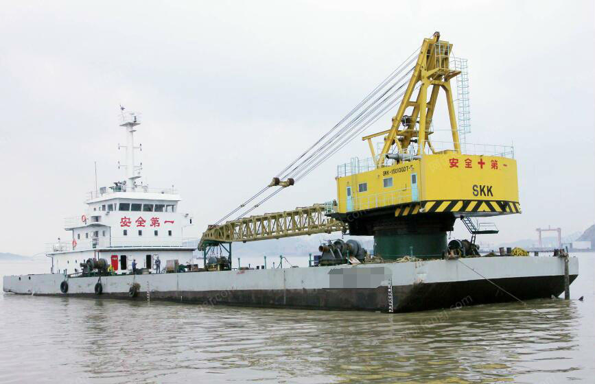 出售二手skk抓斗挖泥船10方