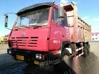 鄯善工程车出售09年自卸车：300马力电喷发动机8档海沃前举4条