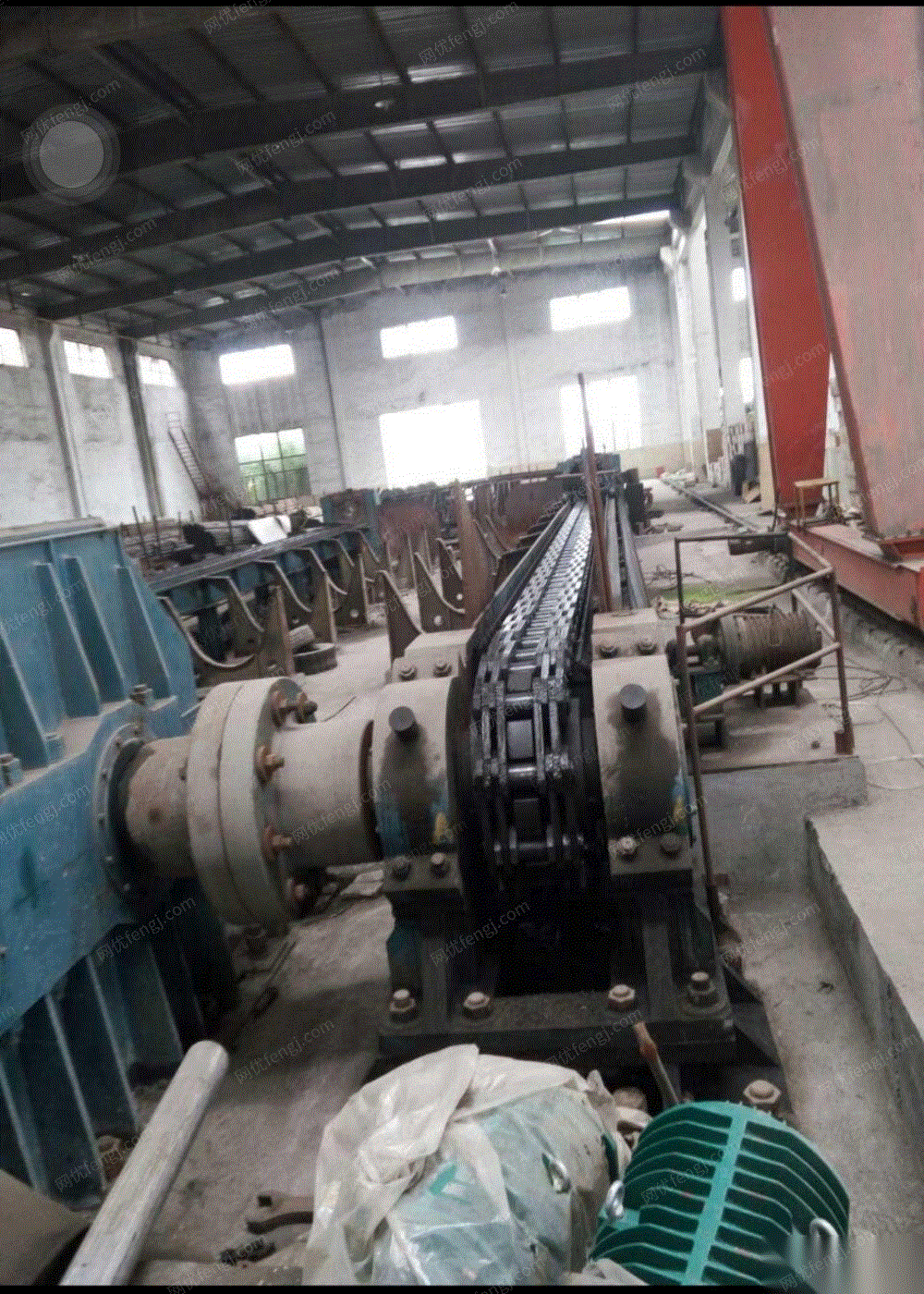 出售100吨双链条冷拔机冷拉型钢圆钢钢管拉拔机