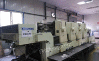 日本原装进口秋山ha432对开四色胶印机出售
