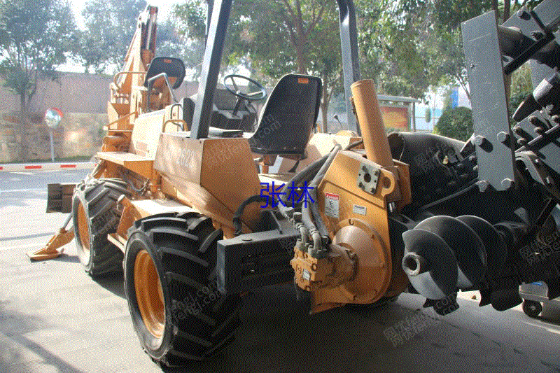 现货库存转让二手两台进口-挖沟机(开沟机)凯斯 960m