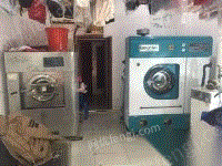 全封闭四氯乙烯干洗机、水洗机、烘干机、烫台、蒸汽发生器，全套转让