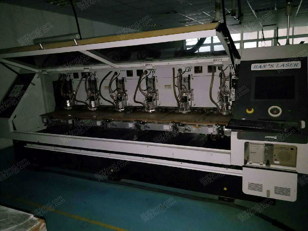 出售hans-f6m全线性电机 六轴数控钻孔机两台