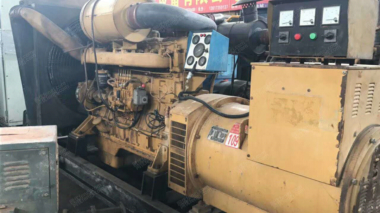 出售二手上柴,g128,300kw发电机组