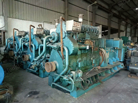 出售三套潍柴6200(980匹)配西门子650kw机组,九成半新