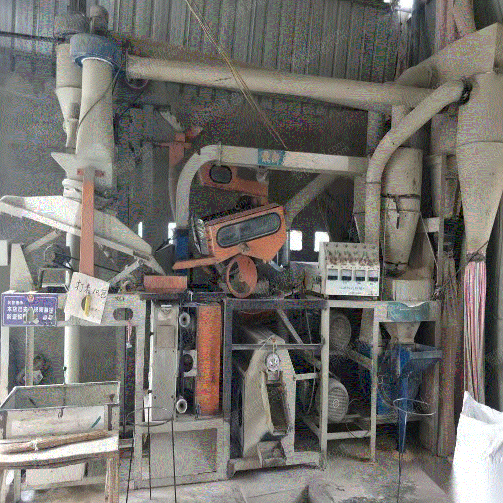 二手大米加工设备二手农业机械本碾米机正常工作,性能优良,因农资业务