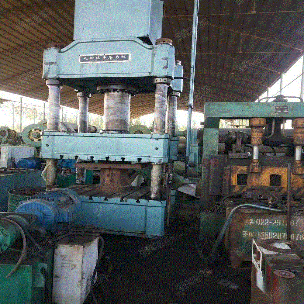 500吨315吨四柱压力机各一台八成新出售