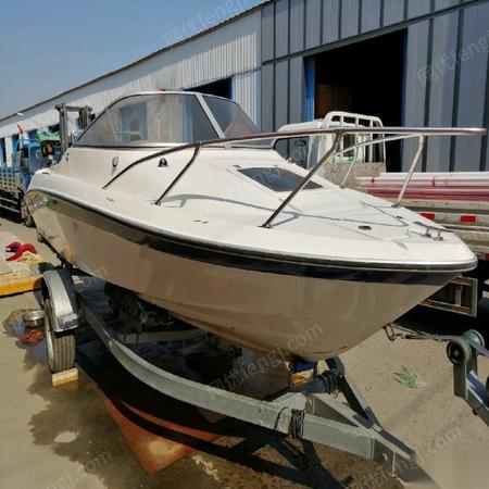 急用钱出售二手14年5.5米快艇一艏 ,进口铃木4冲90机器 95000元