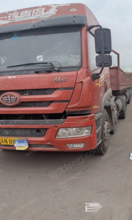 处理旧解放新悍威330马力半挂车个人户 10万元