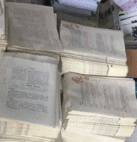 浙杭废品站出售废书本文件纸20吨/月