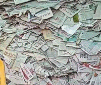 远景废旧回收部出售旧报纸10吨/月
