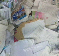 湖北黄石个人经营收购部出售废书本文件纸20吨/月