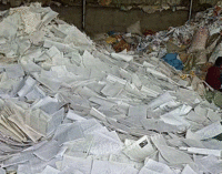 周先生（个体经营）打包站出售废旧书本文件纸每月30吨