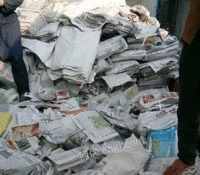 段先生（个人经营）打包站出售废旧报纸每月30吨