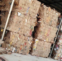 河北唐山（个人经营）打包站大量供应废黄板纸每月90吨