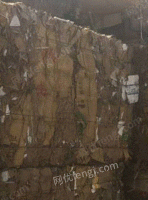 李君伟（个体经营）打包站大量供应废黄板纸每月90吨