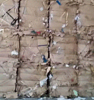 湖南邵阳绥宁打包站大量供应废黄板纸每月90吨