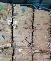 徐州利灿废纸打包大量供应废黄板纸每月90吨